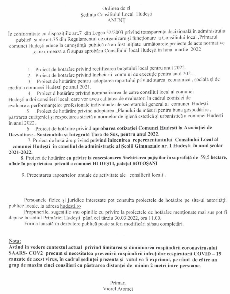 Anunt proiect hotarare 24 feb